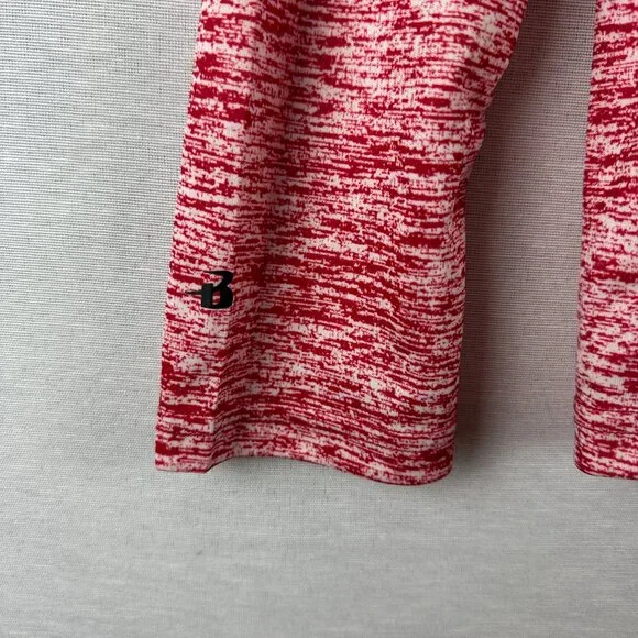 BADGER SPORT WOMEN'S 1/4 ZIP LIGHTWEIGHT PULLOVER IN HEATHERED RED COLOR SIZE XL - Picture 5 of 11